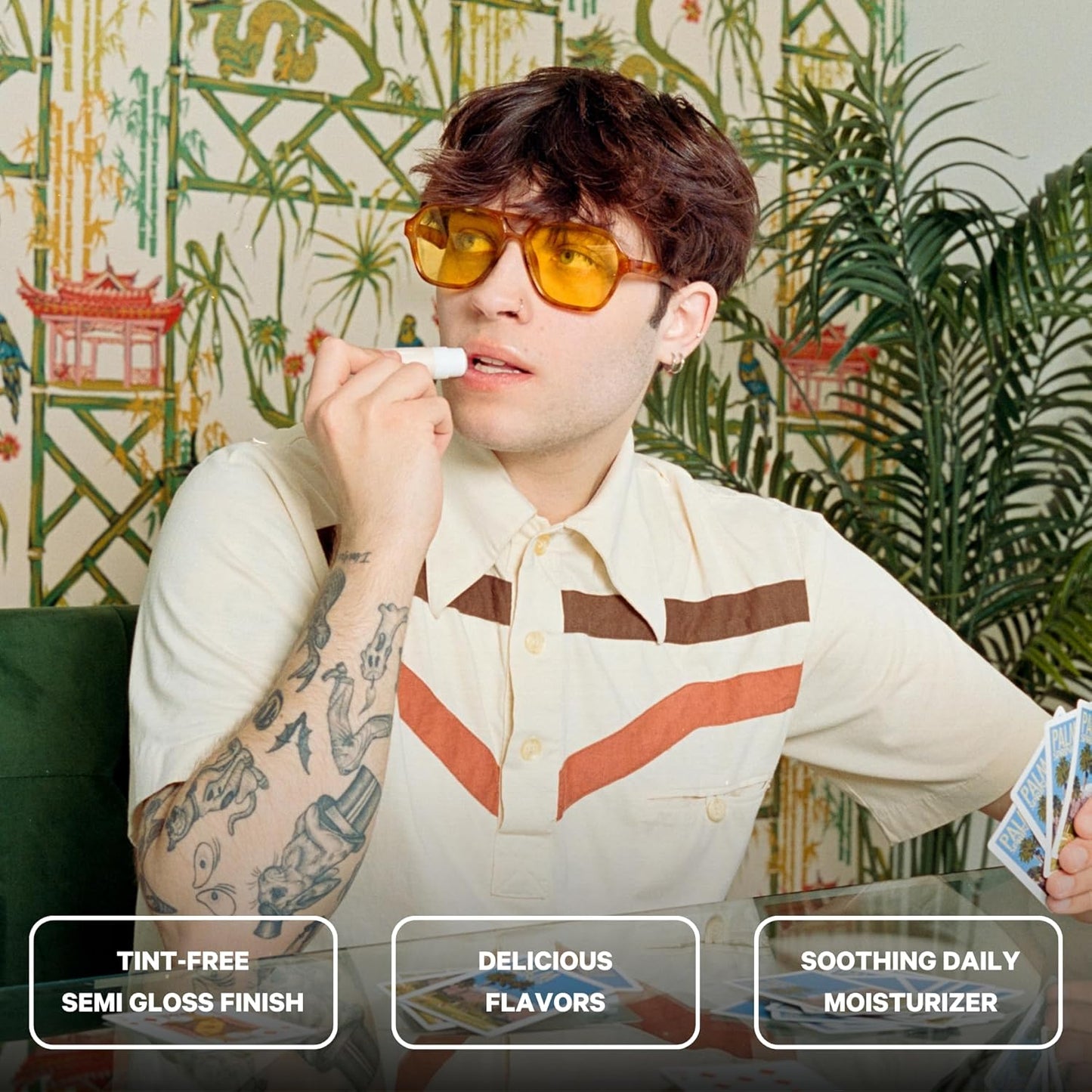 Space Camp Wellness Jumbo Lip Balm - Sweet Vanilla Organic Flavored Balm (2 Pack)