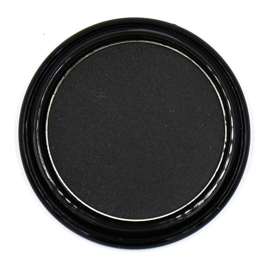 Black Matte Opaque Smokey Eye Onyx Midnight Zero Jet Black Pressed Powder Single Vegan Eyeshadow; Talc, Paraben & Cruelty Free | alldaygood beauty