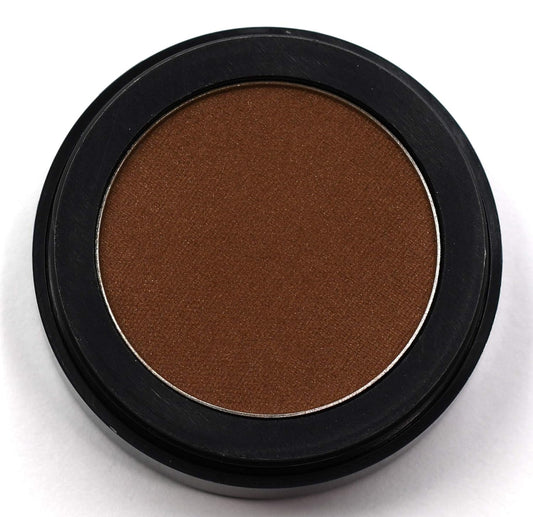 Brazilian Brown Cinnamon Chestnut Bronze Pressed Powder Single Vegan Eyeshadow; Talc, Paraben & Cruelty Free | alldaygood beauty