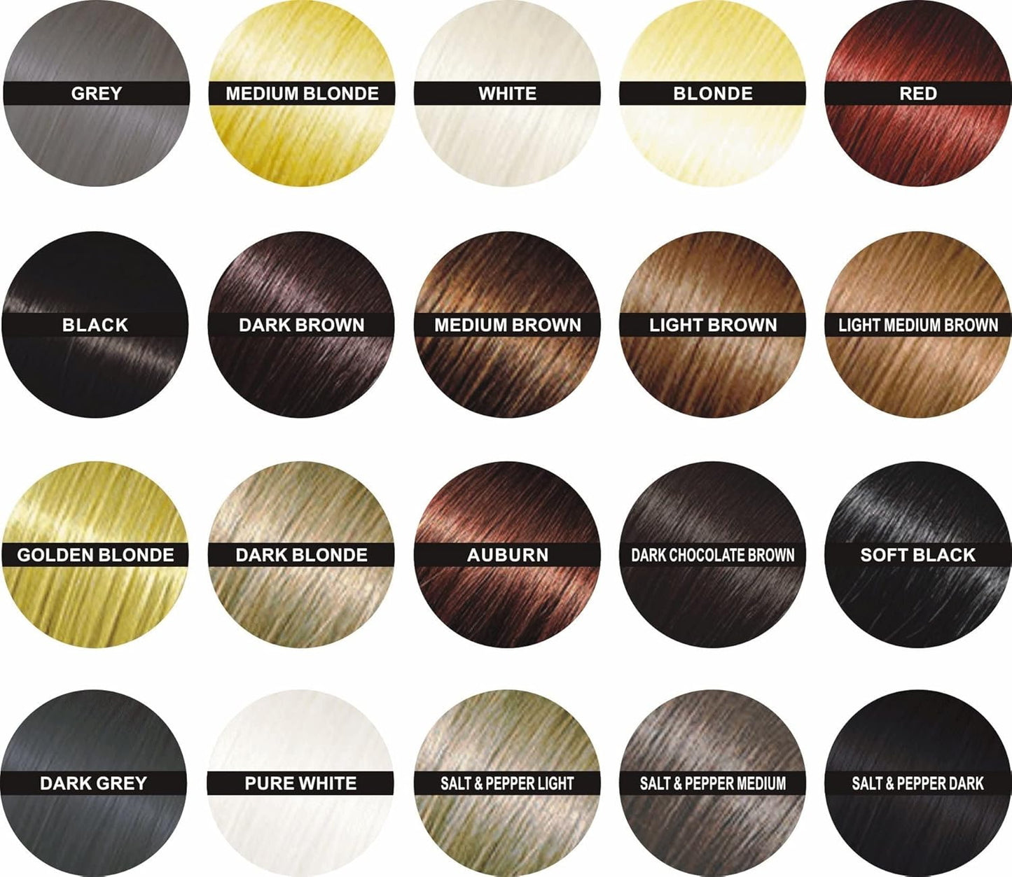 Hair Building Fibers 200 Grams 7 Oz. With Bottle By Finally Hair 50g*4 (Auburn)