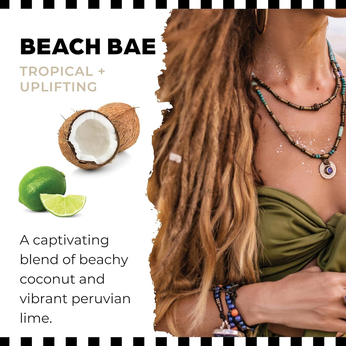 Dollylocks Tightening Spray – The Original Dreadlock Tightening Spray, Residue-Free, Coconut Lime (Beach Bae Scent, 8oz)