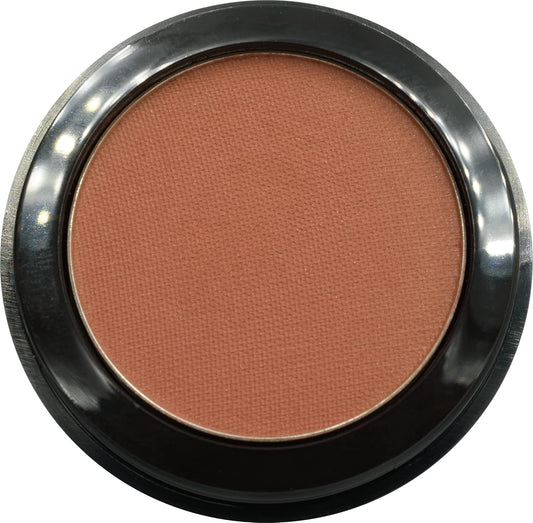 Root Beer Matte Deep Bronze Red Brown Pressed Powder Single Vegan Eyeshadow; Talc, Paraben & Cruelty Free | alldaygood beauty