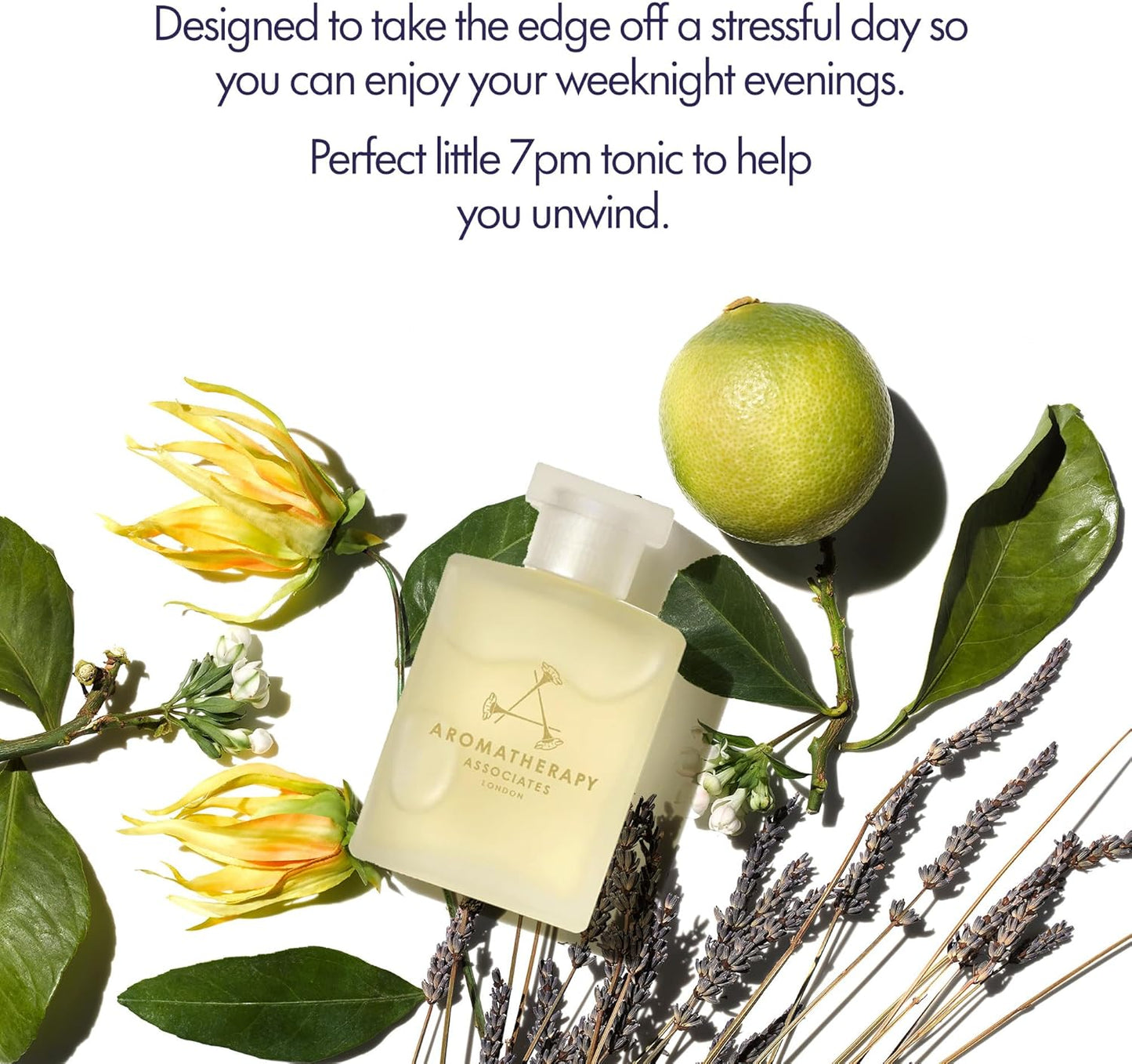 Aromatherapy Associates Light Relax Bath and Shower Oil, Natural Body Oil to Refresh Mind, Body and Spirit, Hydrating Body Oil Made with 3 Essential Oils (1.86 oz)