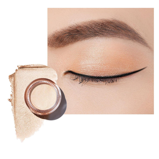 Oulac Light Golden Cream Eyeshadow also for Highlighter Large Capacity Highly Pigmented Eye Shadow Waterproof &Long Lasting with Moisturizing Formula P05 | alldaygood beauty