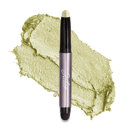 Julep Eyeshadow 101 Cream-to-Powder Waterproof Shadow Stick – Meadow Shimmer – Long-Lasting, Crease-Proof, Earthy Green Shimmer Cream Eyeshadow with Built-in Smudger | alldaygood beauty