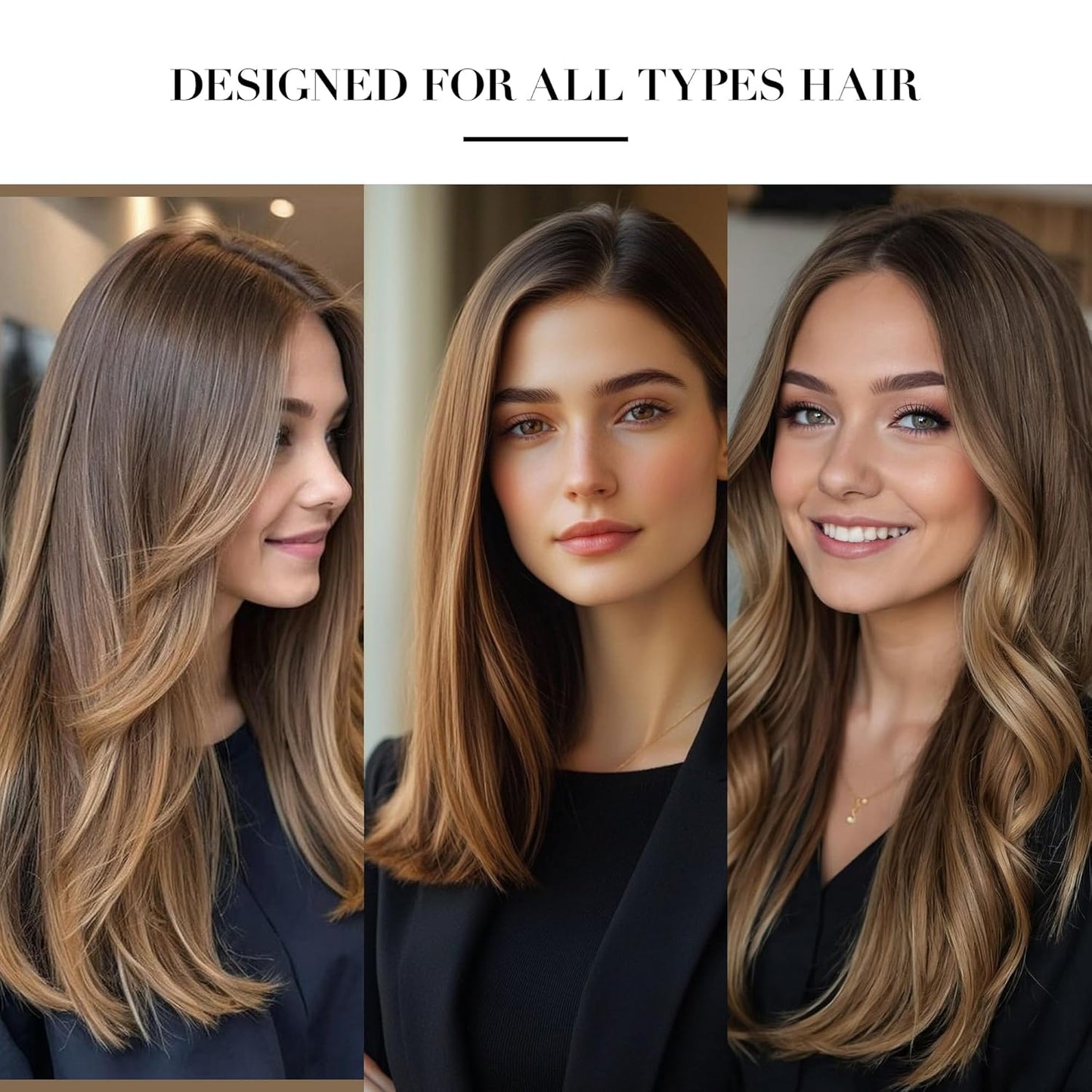 Bamboo Paddle Hair Brush with Steel Bristles for Detangling & Scalp Massage – Ergonomic Bamboo Handle – Anti-Static Metal Bristle Hairbrush for All Hair Types