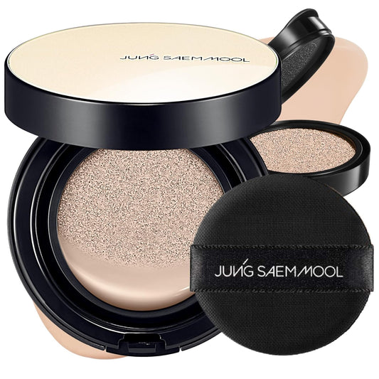 [JUNGSAEMMOOL OFFICIAL] Essential Skin Nuder Cushion (06 Pink Light) | Refill Included | Natural Finish | SPF50 Broad Spectrum | Makeup Artist Brand | alldaygood beauty