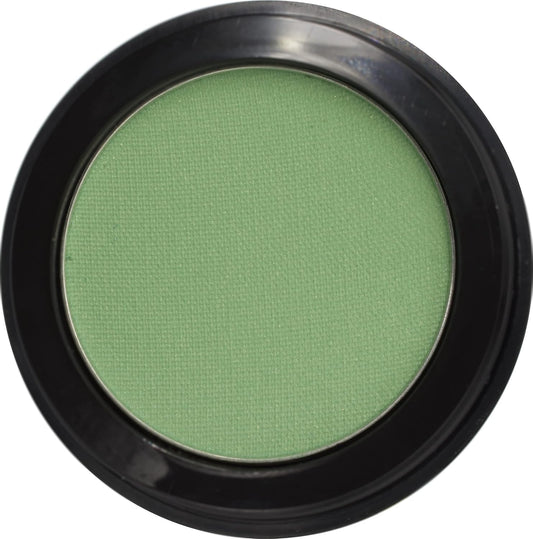 Jade Green Shimmering Eucalyptus Olive Soft Pressed Powder Single Vegan Eyeshadow; Talc, Paraben & Cruelty Free | alldaygood beauty