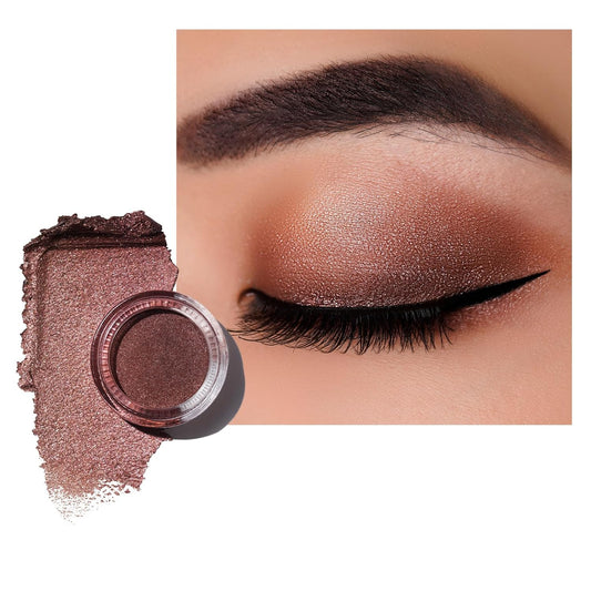 Oulac Brown Cream Eyeshadow also for Highlighter Large Capacity Highly Pigmented Eye Shadow Waterproof &Long Lasting with Moisturizing Formula 05 | alldaygood beauty