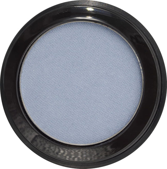Light Blue Silver Grey Shimmering Pressed Powder Single Vegan Eyeshadow; Talc, Paraben & Cruelty Free | alldaygood beauty