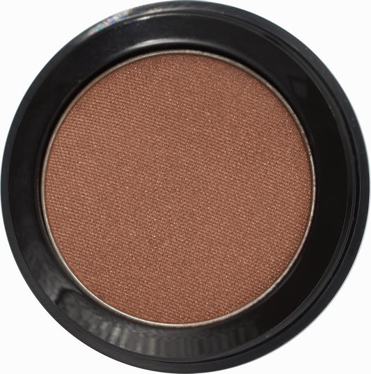 Copper Glaze Light Bronze Dark Pink Shimmering Pressed Powder Single Vegan Eyeshadow; Talc, Paraben & Cruelty Free | alldaygood beauty