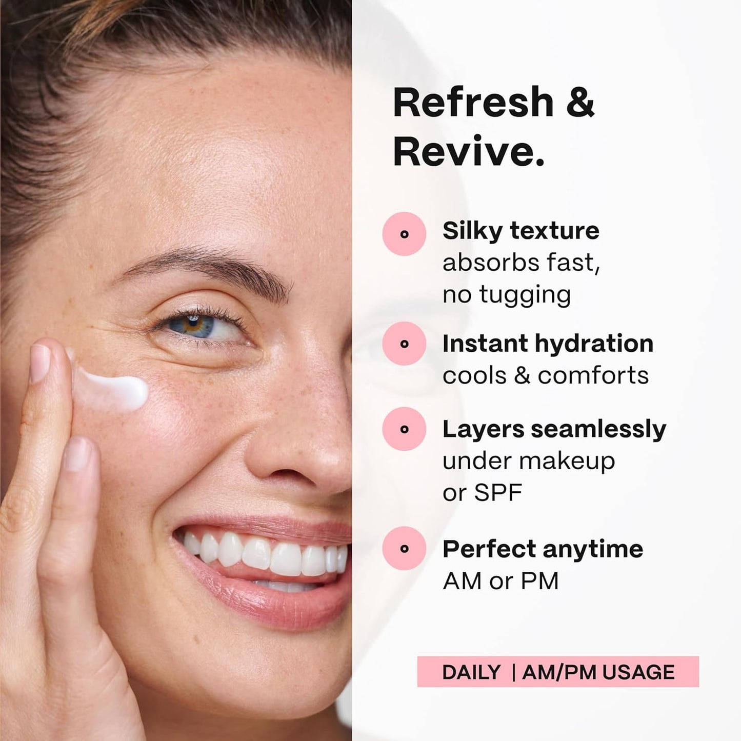 Mad Hippie Eye Cream - Anti-Aging Under Eye Cream for Dark Circles and Puffiness with Niacinamide, Peptides, Kakadu Plum & Licorice, Eye Treatment with Skin-Brightening Vitamin C, 0.5 Oz