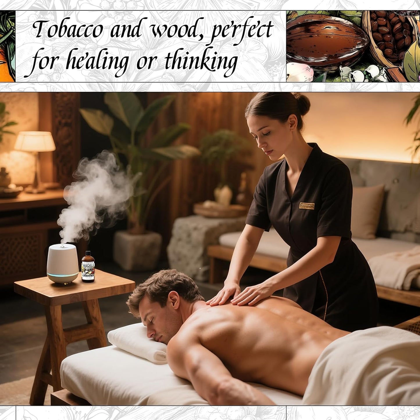 HIQILI London Men Fragrance Oil for Candle & Soap Making, Inspired by Bvr.Berry LON for-Men, Essential Oil for Diffuser, Large Rooms, Office, New Car Scents - 5.07 Fl Oz