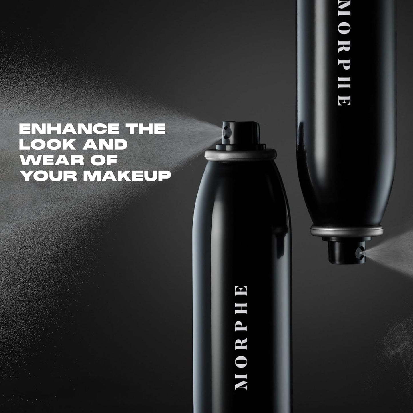 Morphe Continuous Setting Mist - Micro-Fine Makeup Setting Spray with a Natural Radiant Finish - Helps Makeup Resist Caking or Fading & Increases Wear of Foundation (2 Count, 2.8 fl oz)