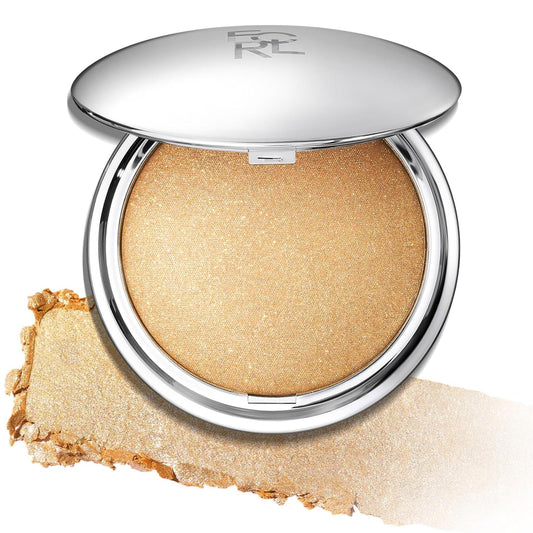 FOCALLURE Shimmer Face Highlighter Makeup Powder, Gel to Powder Glow Finish, Leaving a Lightweight & Healthy Radiance, Long Lasting Luminous Face Body Highlighter Makeup,GD02 Escape Into Hyperspace | alldaygood beauty