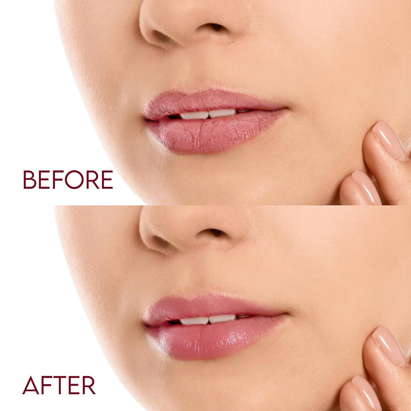 OrganiLip USDA Certified Organic Lip Balm for Nourishing Cracked or Dry Lips - All-Day Ultra Moisturizing Lip Care in Oval Shaped Tubes - 3-Pack (Cherry)