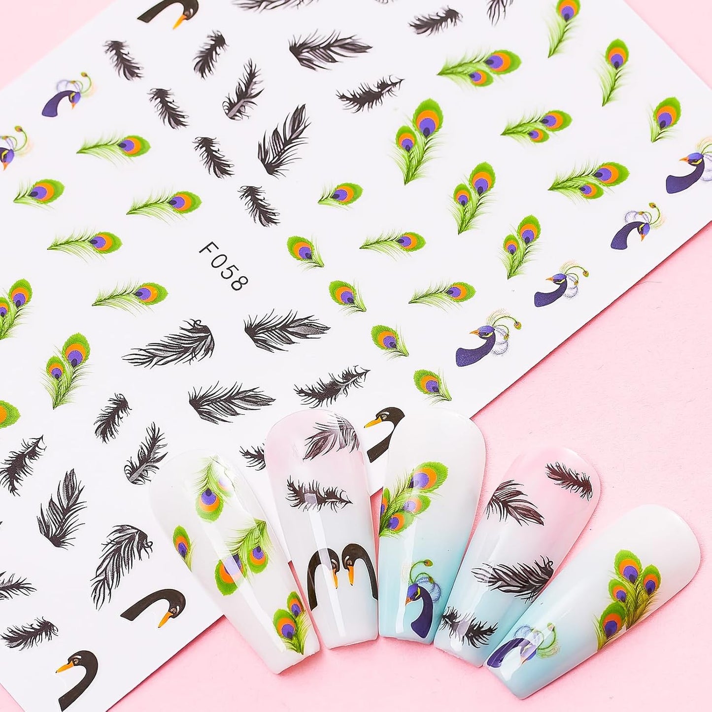 Makartt Nail Decorating Kit Including Designer Nail Stickers, Vivid and Vibrant Colorful Nails Rhinestones DIY Accessories for Nails Art and Salon