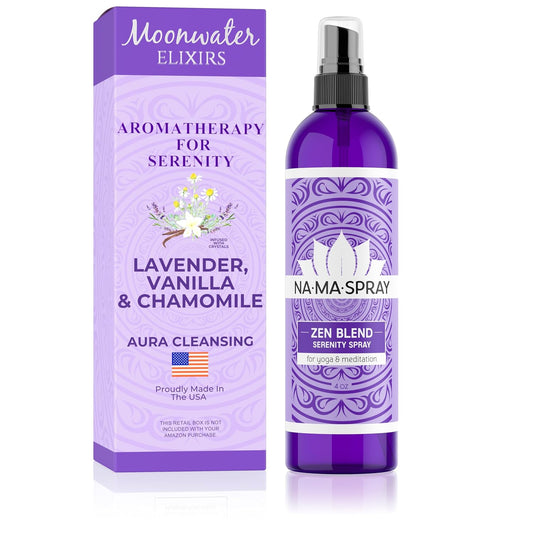 Lavender, Vanilla & Chamomile Aromatherapy Spray - Lavender Spray for Rest, Room Mist Spray for Aura Cleansing, Spiritual Protection & Tranquility for Positive Energy & Spiritual Gift to Calm & Relax