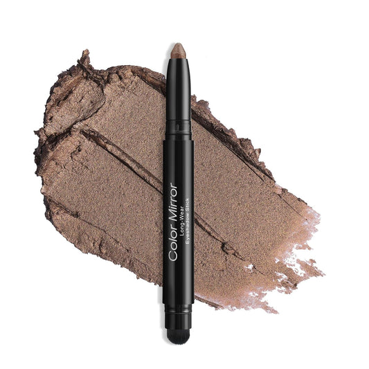 Longwear Cream Eye Shadow Sticks(11 Sand Shimmer),Smudge-Proof, Waterproof Eyeshadow,Silky Formula Glitter With Makeup Brush,Brown Eyeshadow Stick | alldaygood beauty