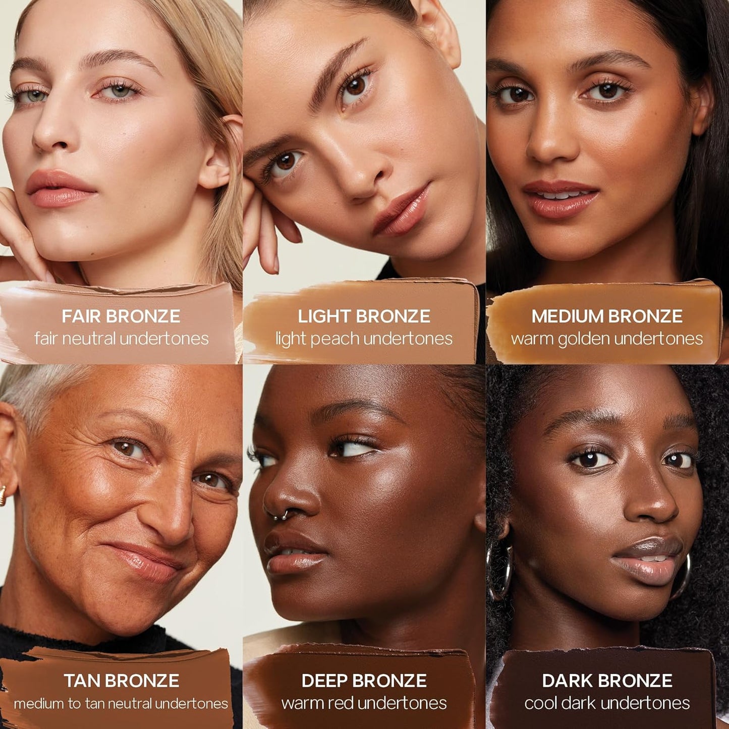 Saie Sun Melt Cream Bronzer - Buildable Balm Face Bronzer for Effortless Sculpting - Cream Contour Enriched with Vitamin C, Nourishing Skincare Ingredients & a Natural Finish - Tan Bronze (1 oz)