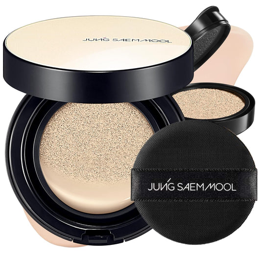 [JUNGSAEMMOOL OFFICIAL] Essential Skin Nuder Cushion (02 Fair Light) | Refill Included | Natural Finish | SPF50 Broad Spectrum | Makeup Artist Brand | Cream Foundation | alldaygood beauty