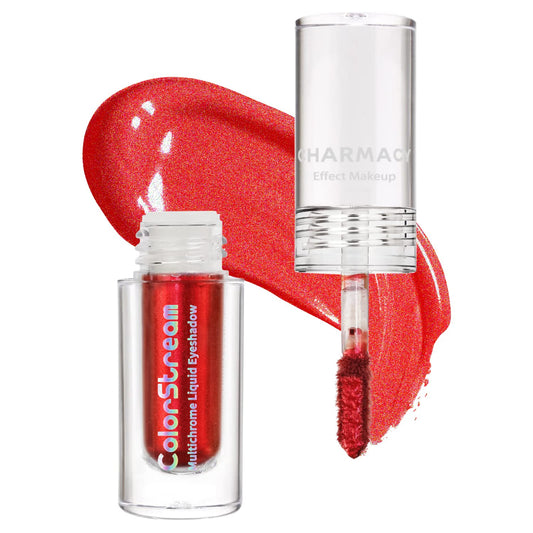 CHARMACY Liquid Duochrome Eyeshadow, Multi-Dimensional Eye Looks, Long Lasting Glitter Eye Shadow Sets Metallic Pigments, Quick Drying, Sparkling Shiny Eye Makeup for Beginners, 1.6g (#22) | alldaygood beauty