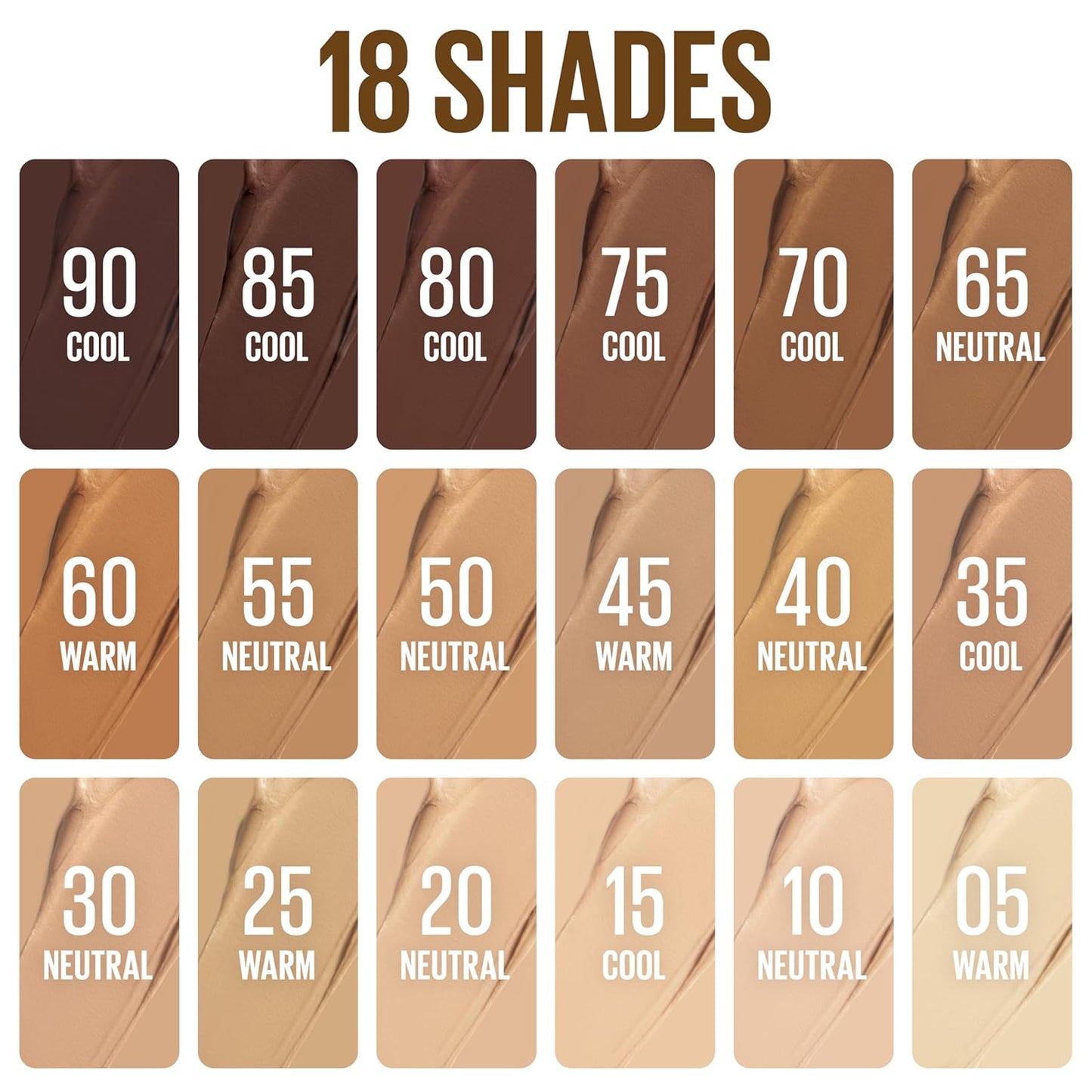 Maybelline Lifter Stix Multi-Use Face Stick - Contour, Bronzer, Concealer and Foundation Stick, All-In-One Creamy Face Makeup with Cranberry Seed Oil, 05, 1 Count