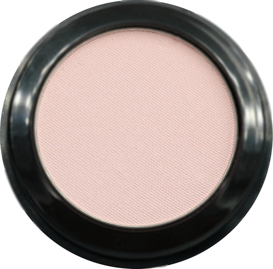 Seashell Light Pink Opaque Matte Pressed Powder Single Vegan Eyeshadow; Talc, Paraben & Cruelty Free | alldaygood beauty
