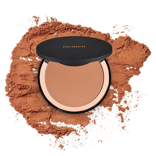 Mented Cosmetics Made in Italy, Cruelty Free Makeup, Vegan, Paraben Free, Shimmer Bronzer, Highlighter Bronzing Powder Palette for Face with Vitamin E + A, 0.35oz/10g, Beach Bum | alldaygood beauty