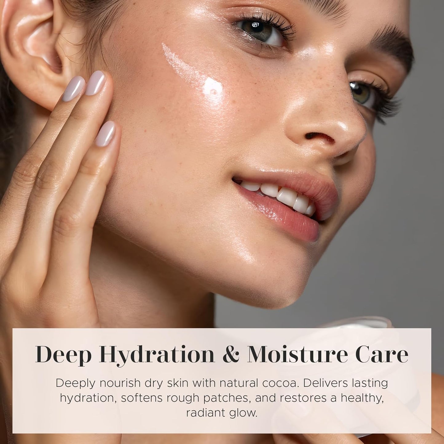 era of nature Cocoa Whipped Body Cream for Women 8oz - Lightweight Whipped Lotion with Natural Cocoa - Non-Greasy Body Butter Cream Lotion & Balm Moisturizer for Face, Hair & Dry Skin, Vegan Skincare