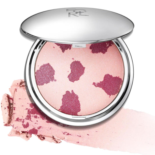 FOCALLURE Shimmer Face Highlighter Makeup Powder, Gel to Powder Glow Finish, Leaving a Lightweight & Healthy Radiance, Long Lasting Luminous Face Body Highlighter Makeup (PK02 Rosettes Light) | alldaygood beauty