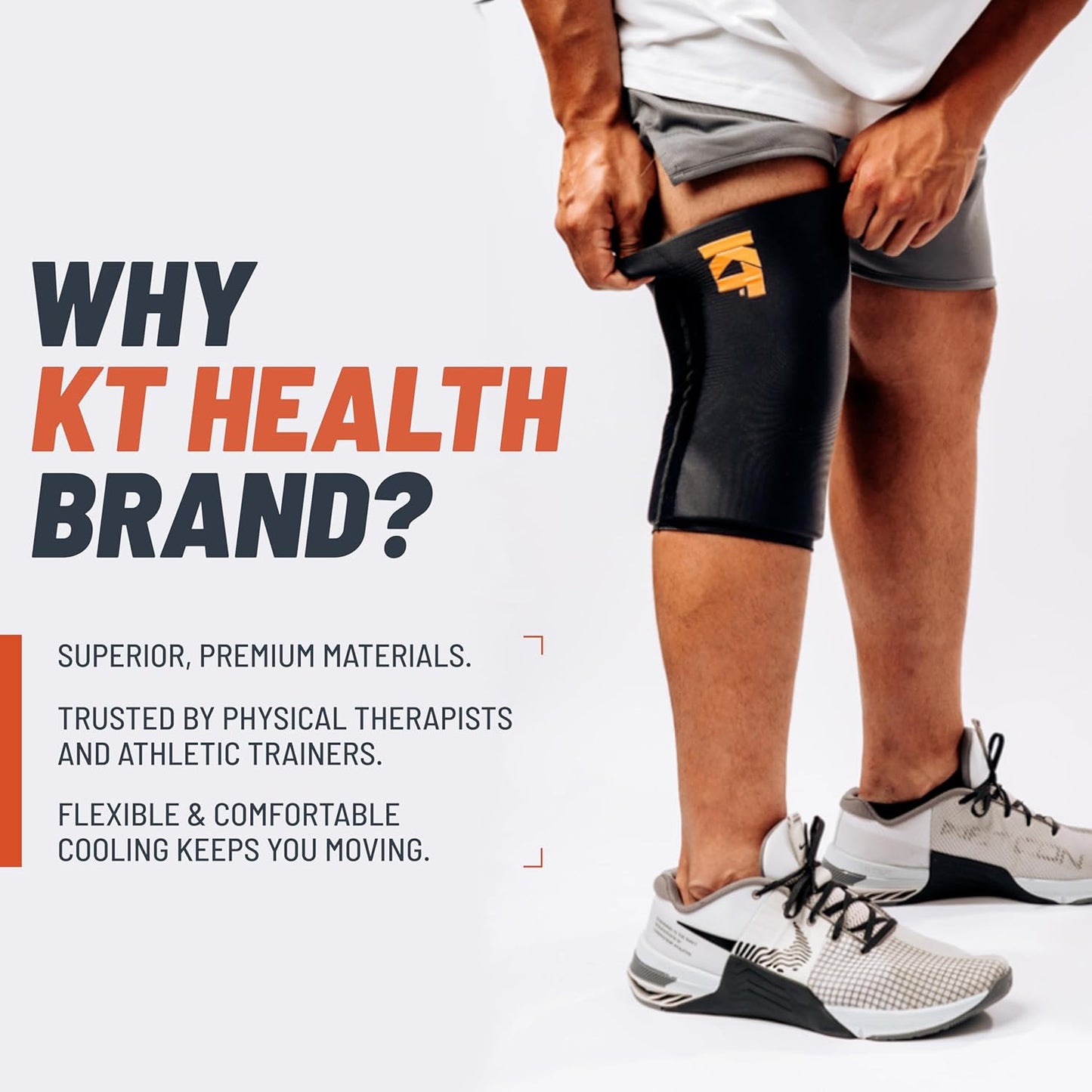 KT Health, Size XL/2XL, Ice Sleeve and Universal Bag, Direct 360 Degree Cooling and Compression