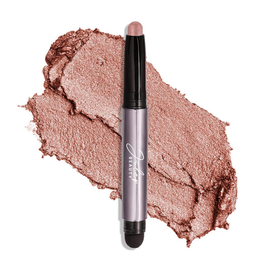 Julep Eyeshadow 101 Cream-to-Powder Waterproof Shadow Stick – Rose Shimmer – Long-Lasting, Crease-Proof, Pearlescent Rose Shimmer Cream Eyeshadow with Built-in Smudger | alldaygood beauty
