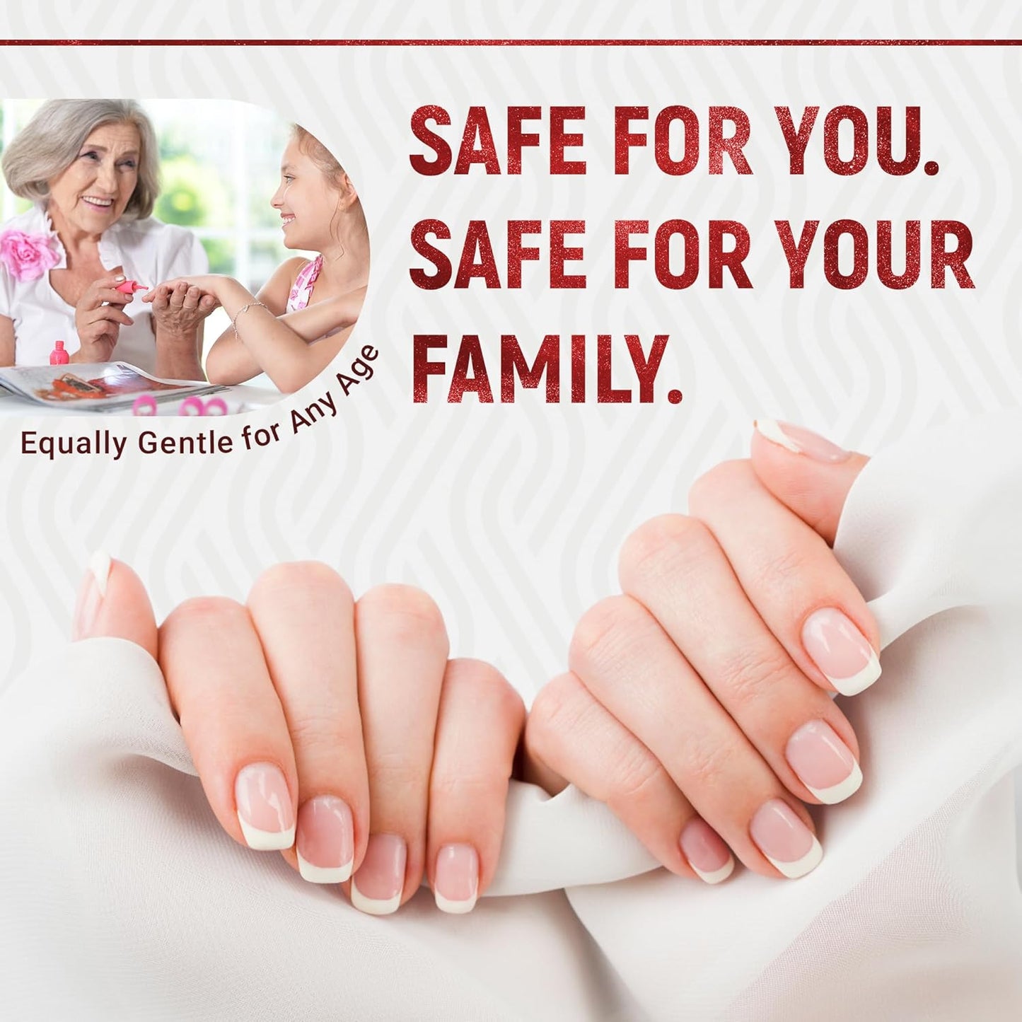 Nail Care & Cuticle Remover Tool with Interchangeable Attachments, At Home or Travel Ready, Gentle Cuticle & Hangnail Grooming for Finger Nails & Toe Nails