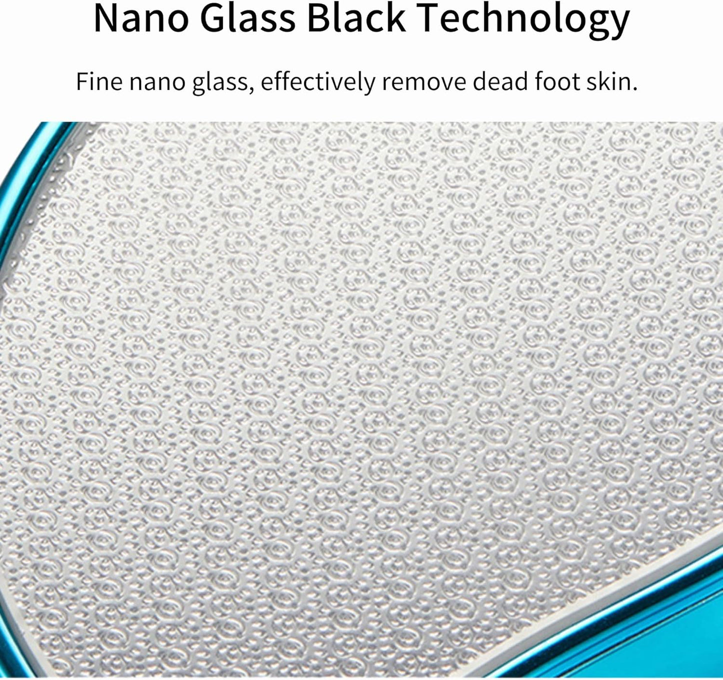 Nano Glass Foot File, Pedicure Tool and exfoliator, Glass Surface, Comfortable Hand and Foot Grinding Scraper for Wet and Dry feet, Removal Hard or Dead Skin, Suitable for Women or Men