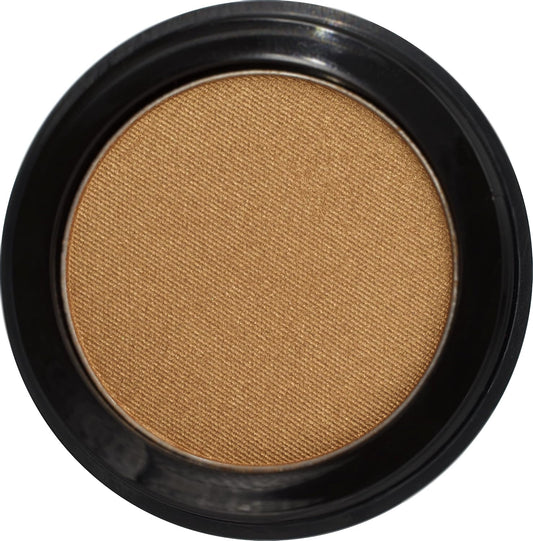 Gold Bronze Shimmering Metallic Copper Pressed Powder Single Vegan Eyeshadow; Talc, Paraben & Cruelty Free | alldaygood beauty