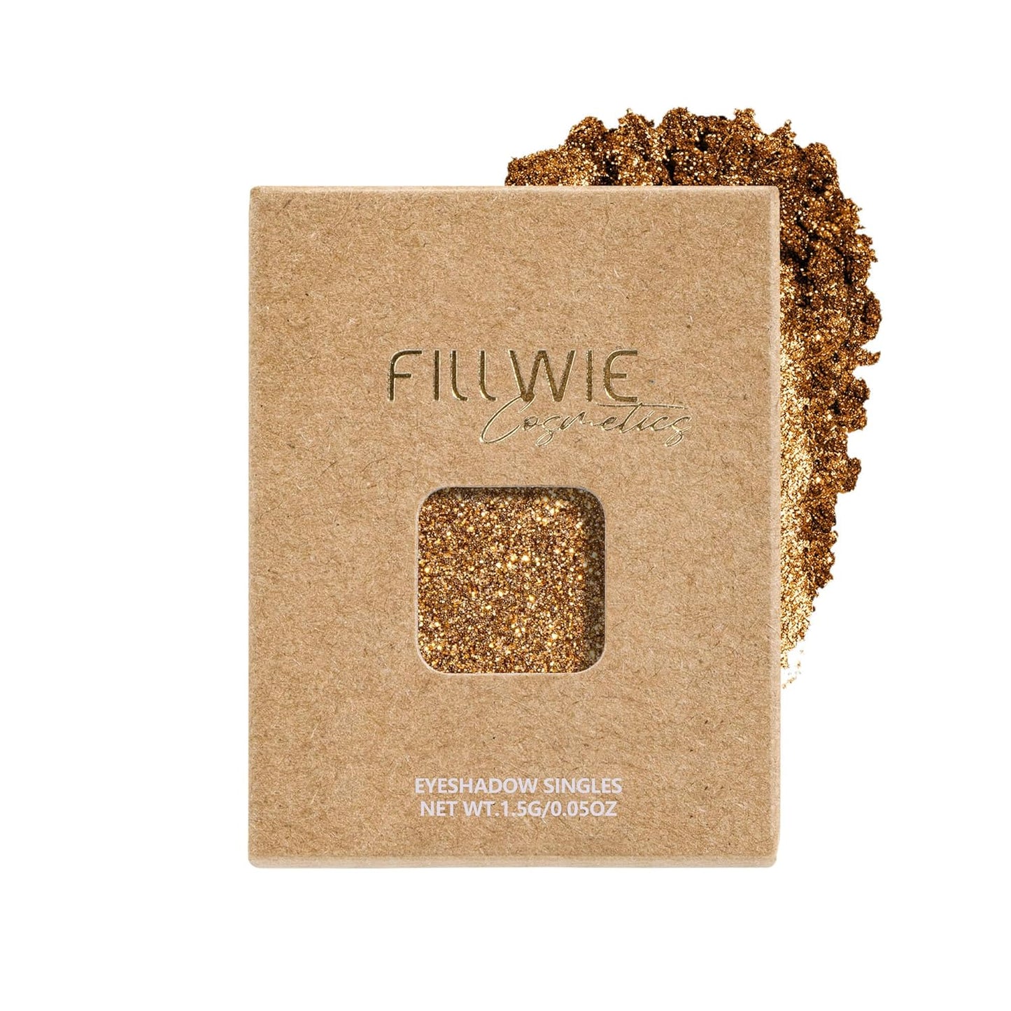 Chunky Glitter – Gold Pressed Glitter for Eyes, Lips, Face & Body – Long-Lasting Sparkle for Festival, Party, Cosplay, Makeup Looks – Layer as Eyeshadow Topper（Sunlit Sparkle）