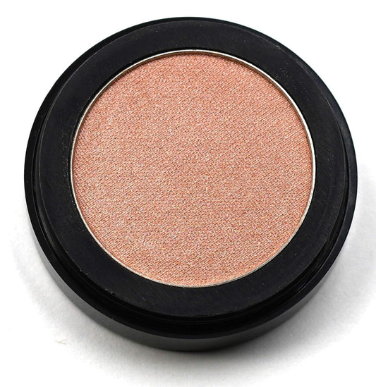 Champagne Frost Golden Glow Shimmering Shimmer Pressed Powder Single Vegan Eyeshadow; Talc, Paraben & Cruelty Free | alldaygood beauty