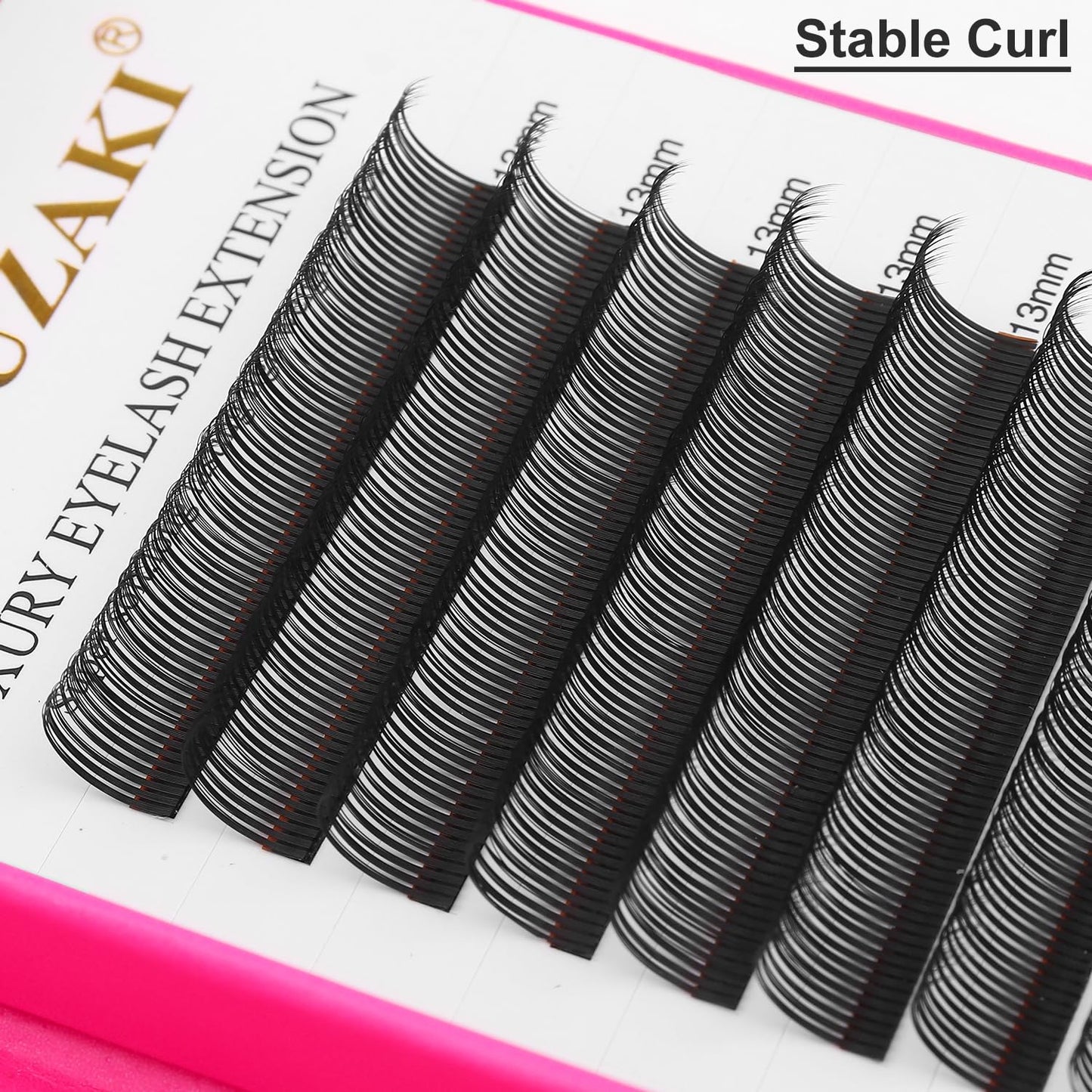 5D Flower Lash Extensions Spikes Lashes 0.07 Matte Black C Curl Lashes 10mm Volume Eyelash Extension Lash Trays Professional Use(5D Flower,0.07-C,10mm)