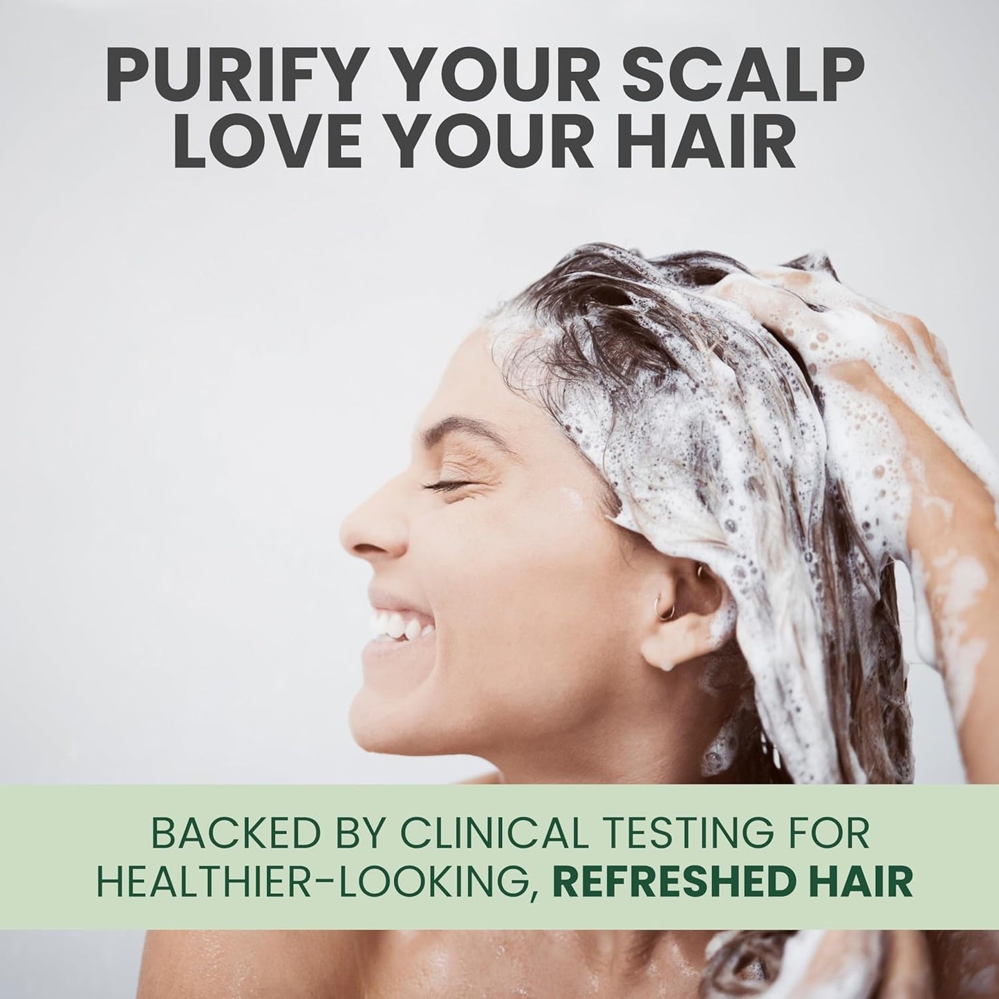 Tea Tree Lavender Shampoo with Mint & Rosemary, Cleanses, Cools & Soothes Dry, Itchy Scalp, Sulfate & Paraben-Free, For All Hair Types 16 fl oz