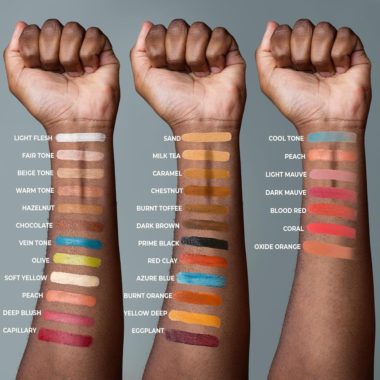 Alcohol Palette Refill Pans - Skin Tones - Light Mauve