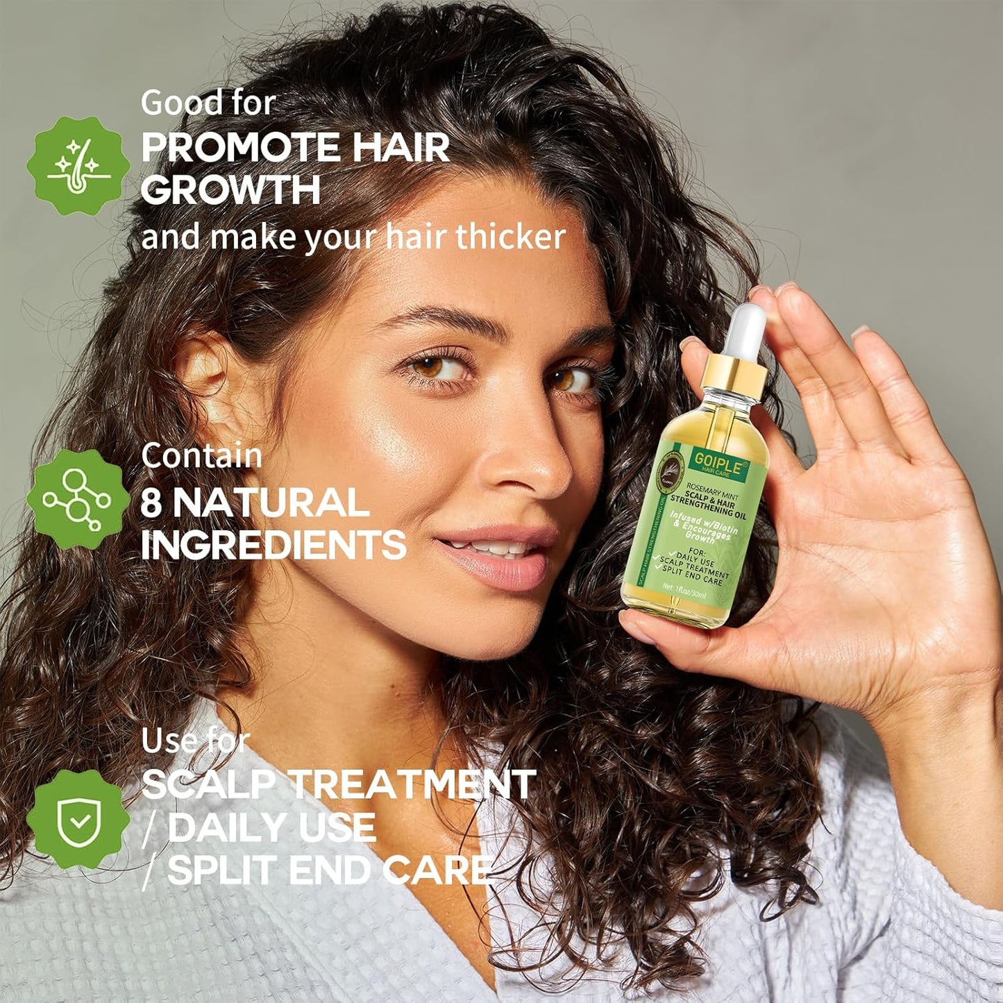 Rosemary Scalp Exfoliator & Clarifying Shampoo Scalp Scrub - 3-in-1 Scalp Treatment with Mint Oil Hair Treatment to Clarify and Remove Build Up - Silicone Scalp Massager Rosemary Oil for Hair Growth