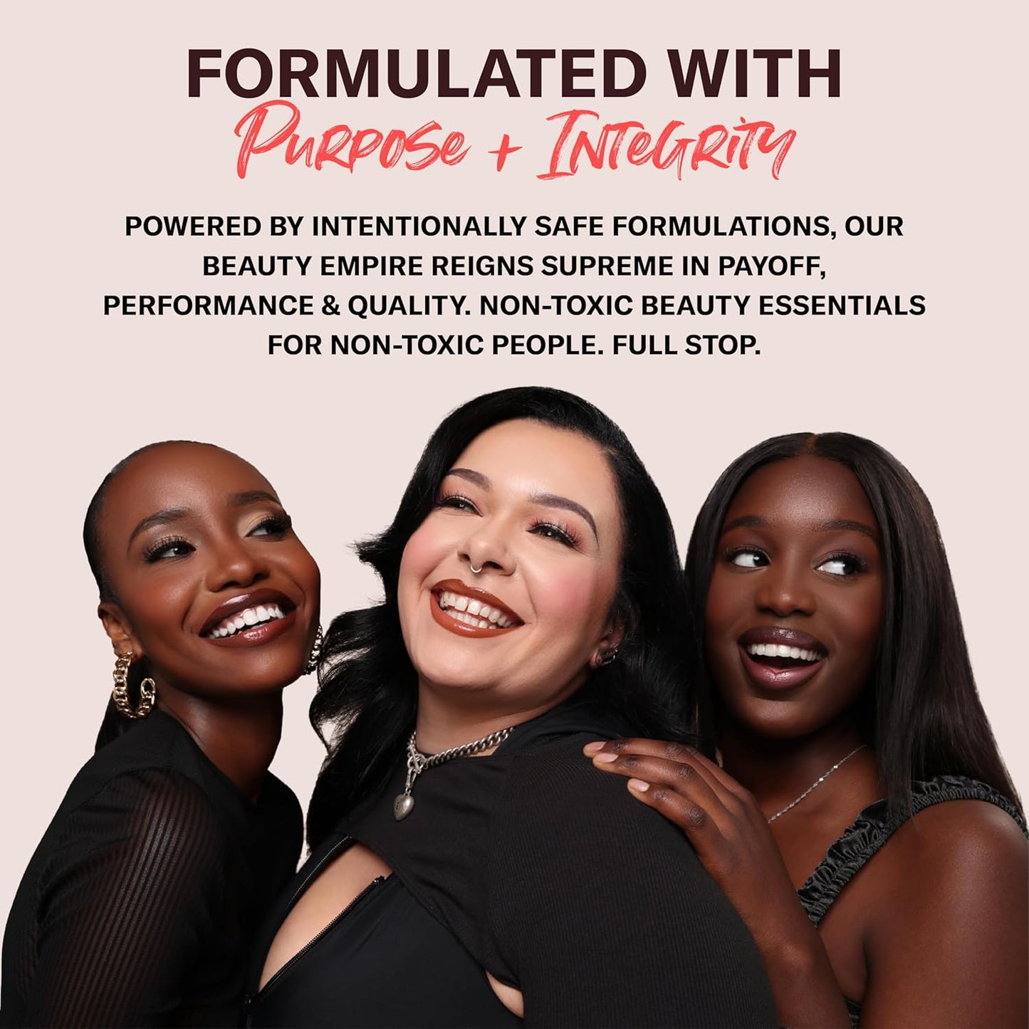 The Lip Bar - Nonstop Liquid Matte Lipstick 3-Pack, Bawse Lady (Blue Red), Rich Auntie (Deep Berry), + Hot Mama (Deep Rich Brown) - High Pigment - One Swipe - Long Lasting - Jojoba Oil - .24 fl oz