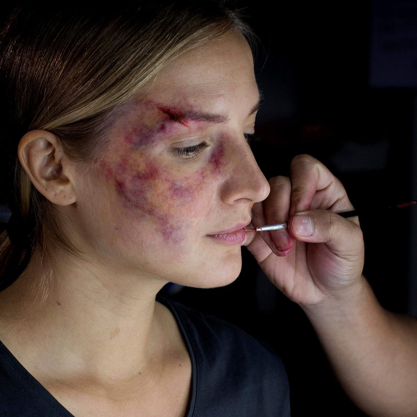 FX Alcohol-Activated Palette, Activator, and Remover Kit, Professional SFX Makeup Set Multicolor