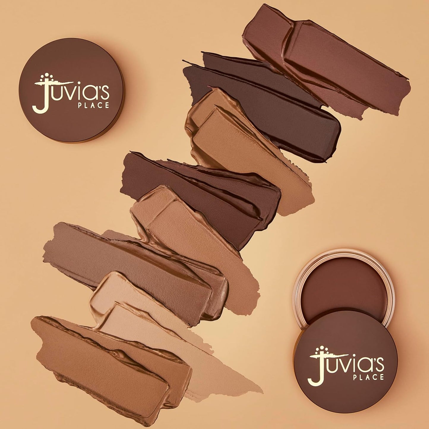 Juvia's Place Bronzed Cream Bronzer Honey - Creamy Bronzing Makeup Beauty Glow Sun Kissed Cheek Matte Shimmer Contour Long Lasting Finish Pigmented Bronze Light Buildable Blendable