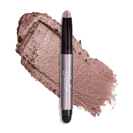 Julep Eyeshadow 101 Cream-to-Powder Waterproof Shadow Stick – Mink Mauve Shimmer – Long-Lasting, Crease-Proof, Muted Mauve Shimmer Eyeshadow with Built-in Smudger | alldaygood beauty