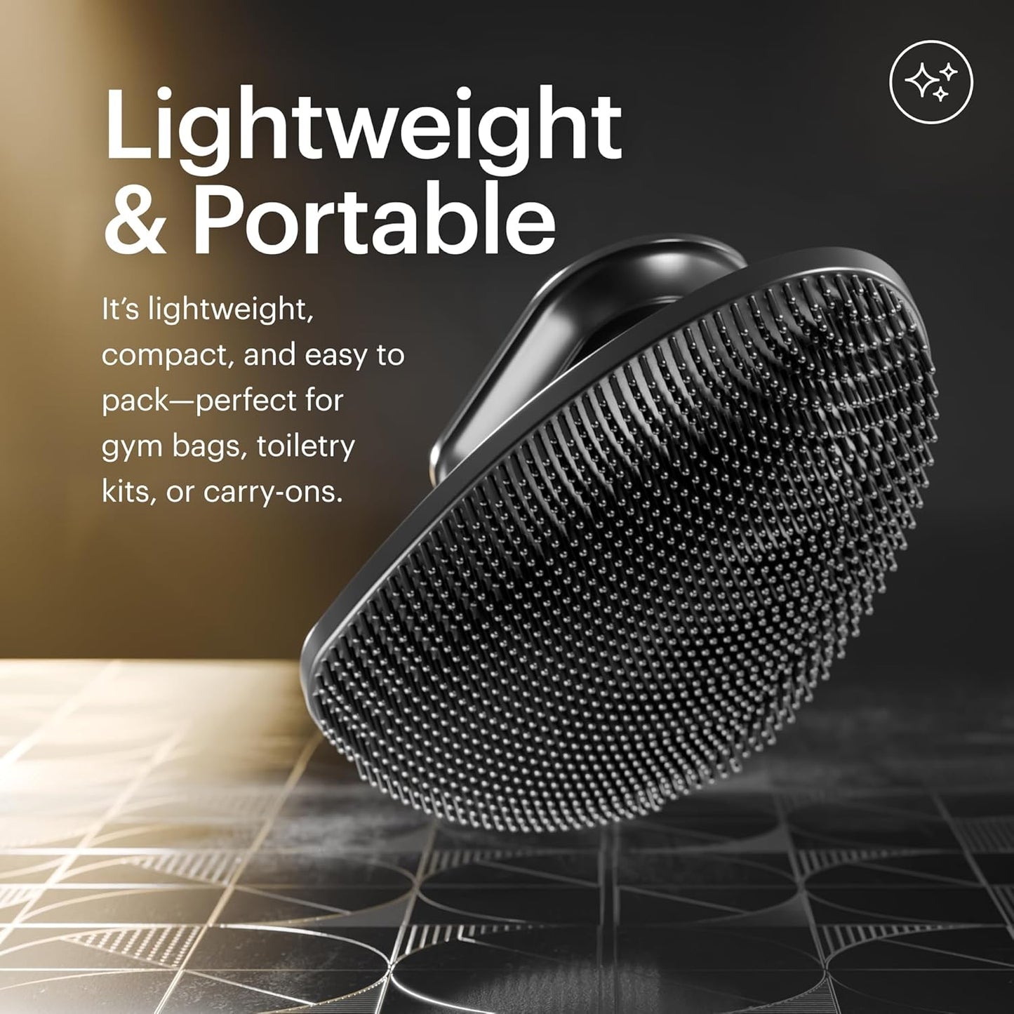 MANSCAPED® The Face Buffer - Men's Silicone Face Scrubber for Nourishing, Deep Cleaning & Exfoliating Your Skin, No-Slip Suction Cup Handle, Gentle Face Massage, 1-Pack