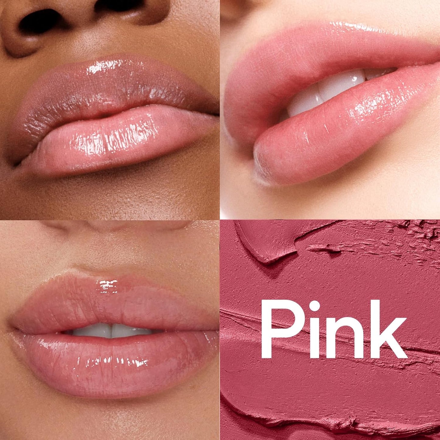 Honey Lipstick Tinted Lip Balm, Sheer Lightweight Lip Stain for All Skin Tones, Moisturizing Nourishing Lipstick for Women All Skin Tones, a Hint of Natural Cherry Tint, Pink Honey