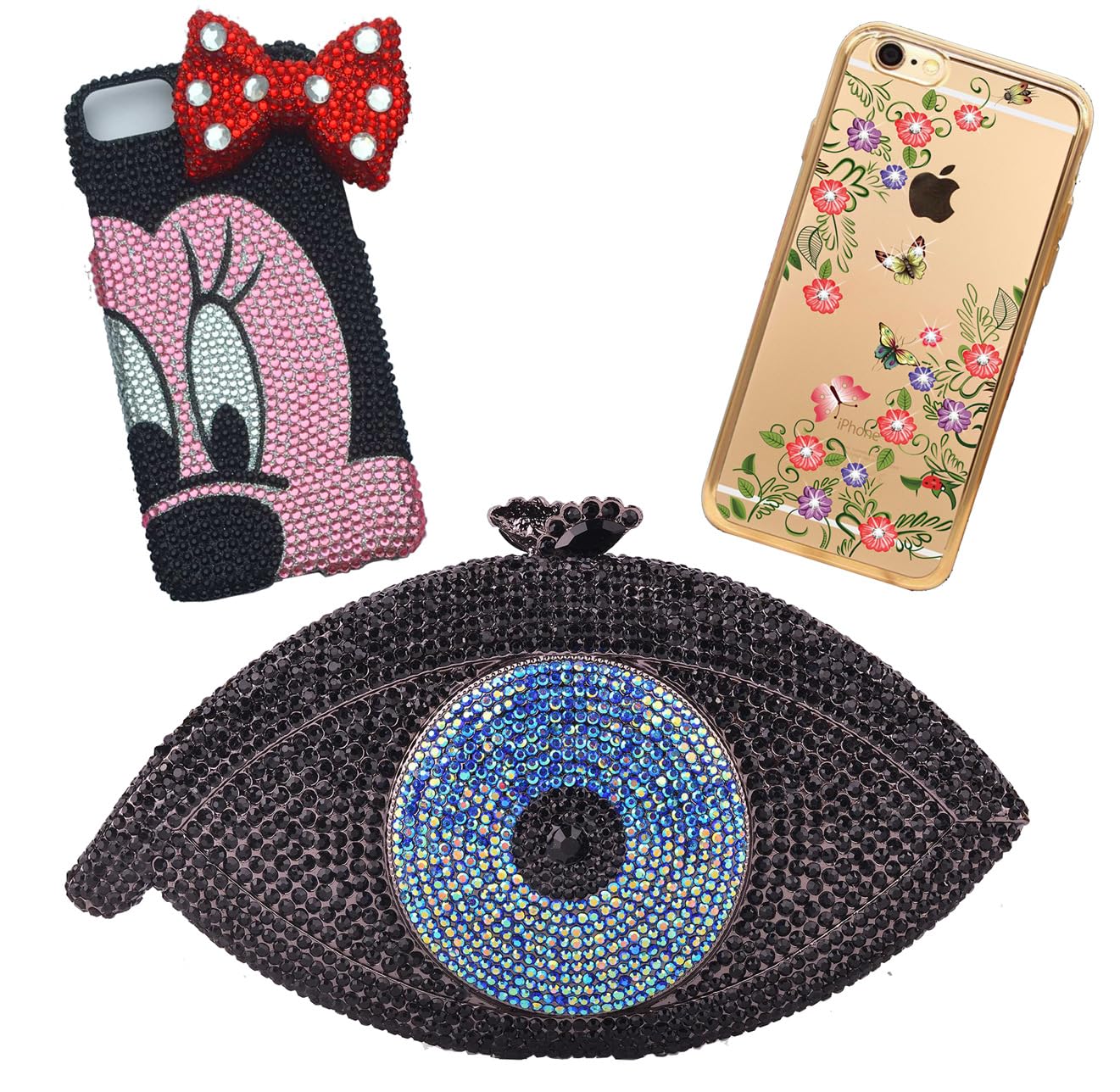 500 Pieces SS30 6mm Flatback Rhinestones Clear Glass Round Gems Crystals for Nail Art DIY Crafts Clothes Shoes Bags （Light Rose Red）