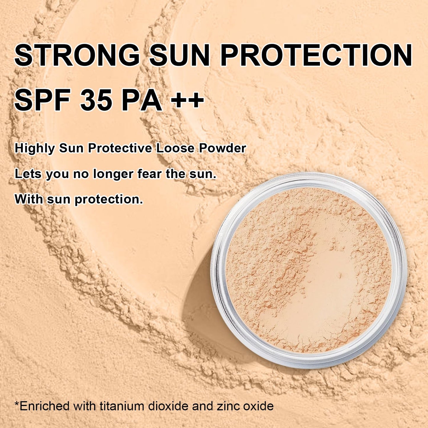 Mineral Powder Foundation, SPF 35, Sunscreen Lightweight Loose Powder, Skin-Improving, Buildable Coverage, Natural Glow Base Makeup (#05 Fair Light Foundation Makeup)